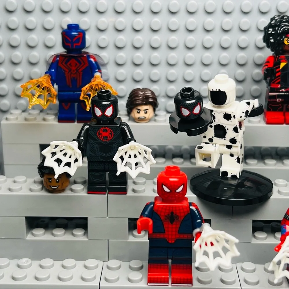 Spider-Man: Across the Spider-Verse Custom Minifigures Lot of 8 - Picture 2 of 6